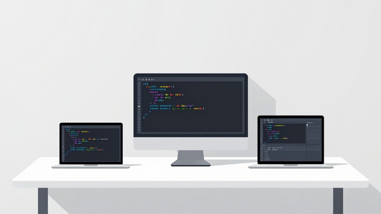 C# 연산자를 설명하는 플랫 일러스트 대표 이미지