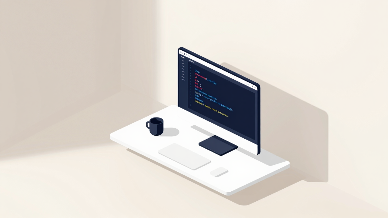 C# 문자열 다루기를 설명하는 아이소메트릭 일러스트 대표 이미지